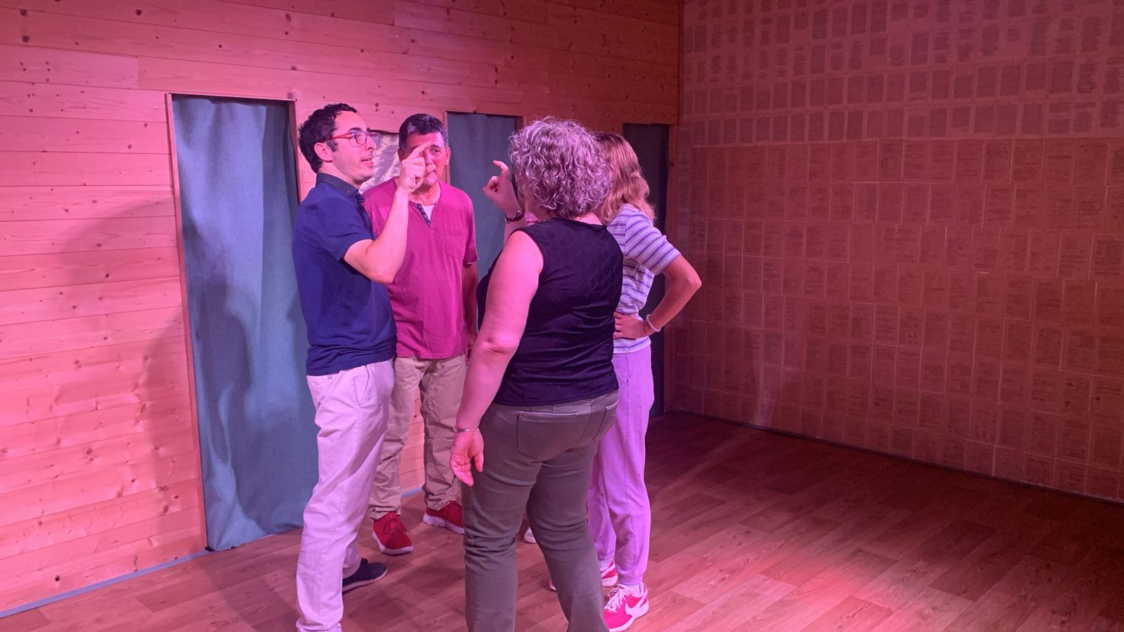 Atelier d'improvisation du cycle Exploration en lumière chaude